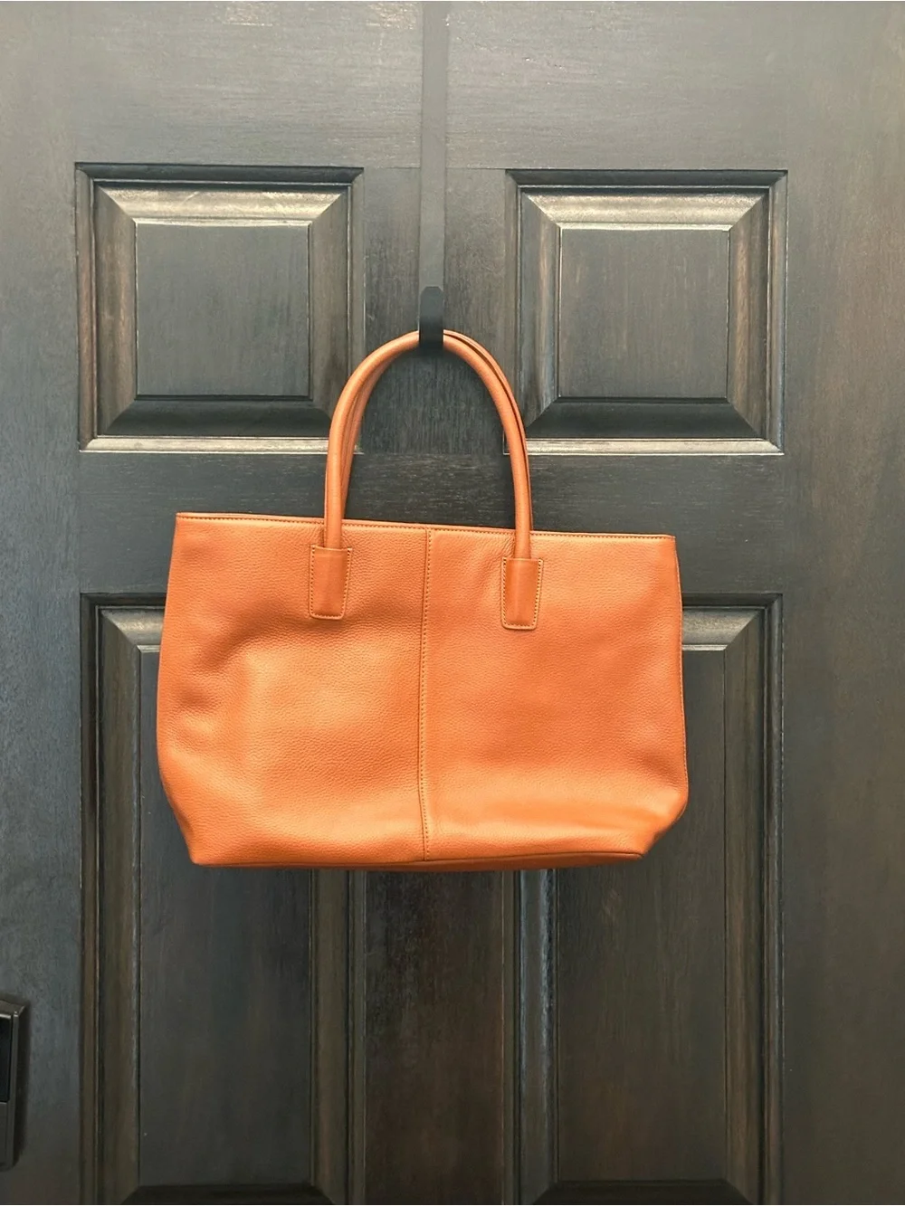 NWOT Onna Ehrlich Pebbled Leather Tote in Cognac